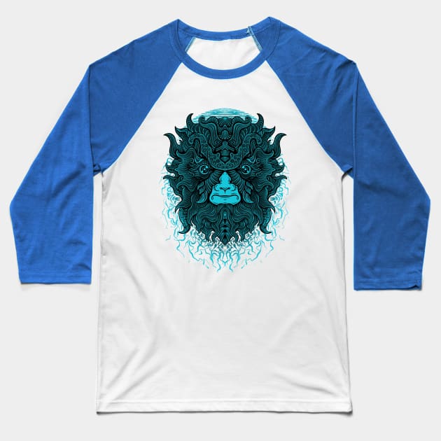 Monkey ice Baseball T-Shirt by nelateni